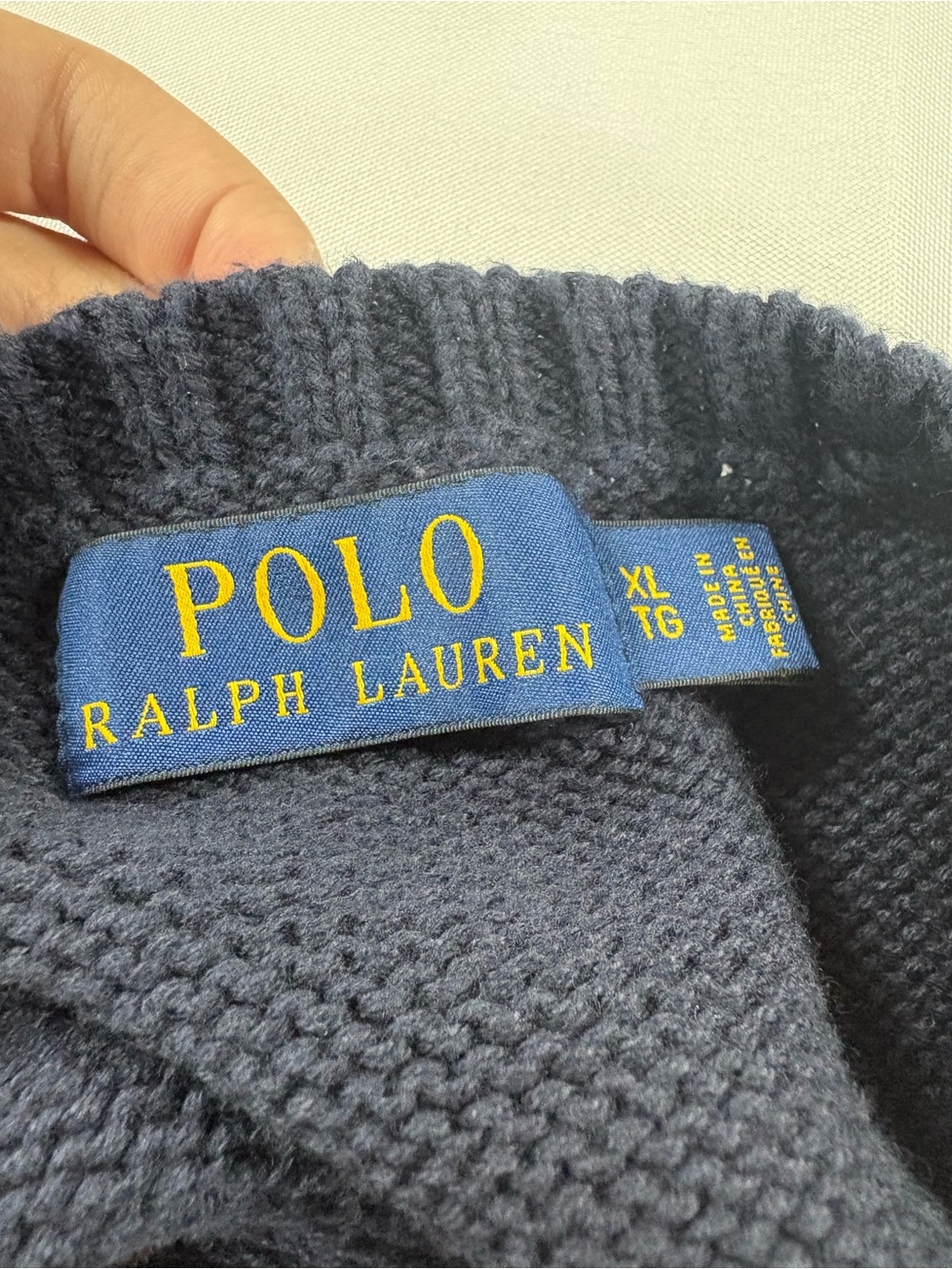 Polo Ralph Lauren American Flag Cotton Knit Sweater XL - Picture 4 of 6